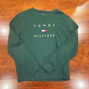 Tommy Hilfiger Dark Green Crewneck Sweater